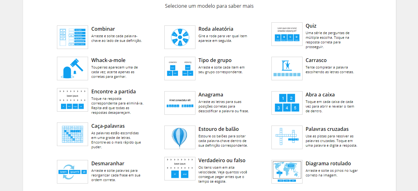 Wordwall - Criação de jogos educativos 